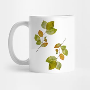 beech leaf pattern Mug